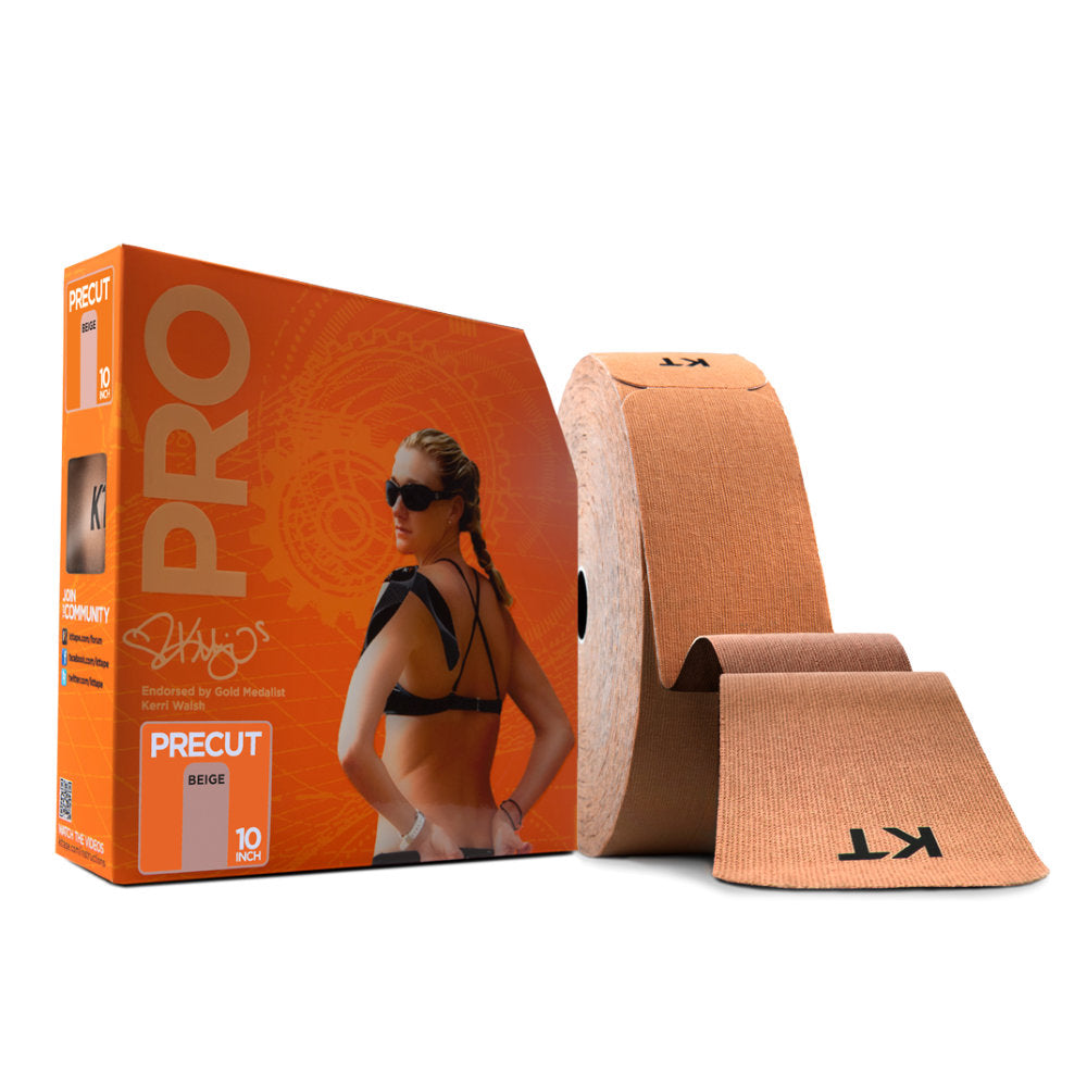 KT Tape Pro Jumbo Rolls - 150 Precut Strips - Stealth Beige