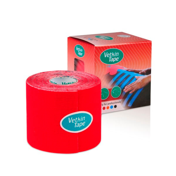 VetKin Equine 2.4" X 16' Uncut Roll - Red