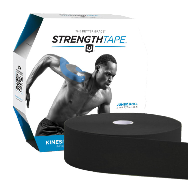 StrengthTape Uncut Bulk Rolls - Black