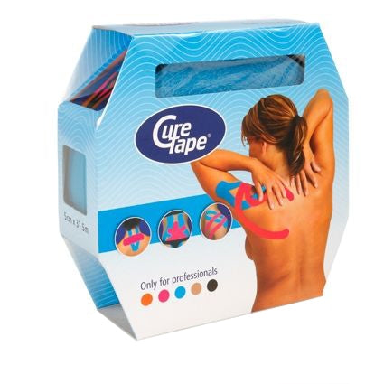 Curetape Kinesiology Tape 2" Giant Roll in Box Blue TN