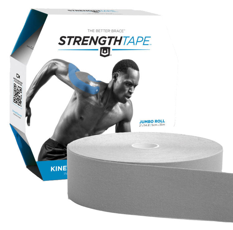 StrengthTape Uncut Bulk Rolls - Silver-Grey