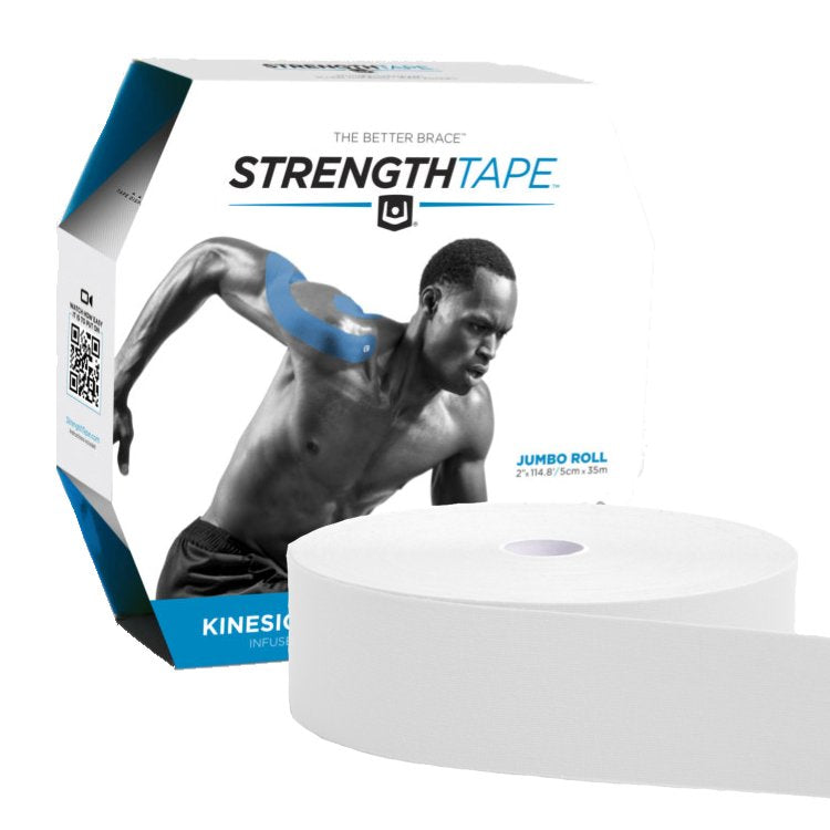 StrengthTape Uncut Bulk Rolls - White