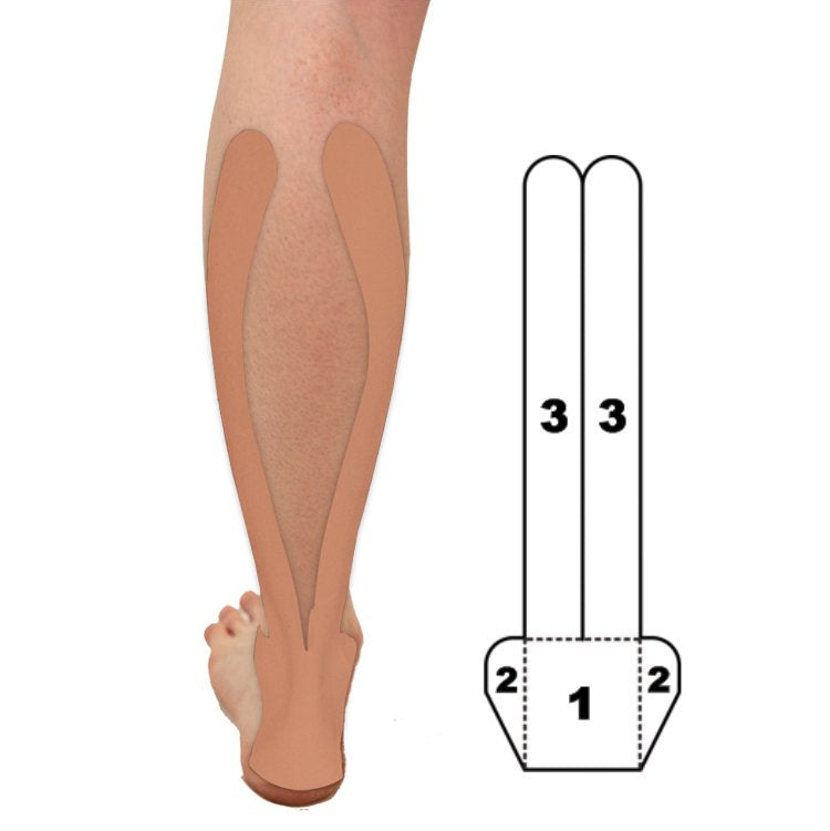 Kindmax Kinesiology Tape Calf & Achilles Support