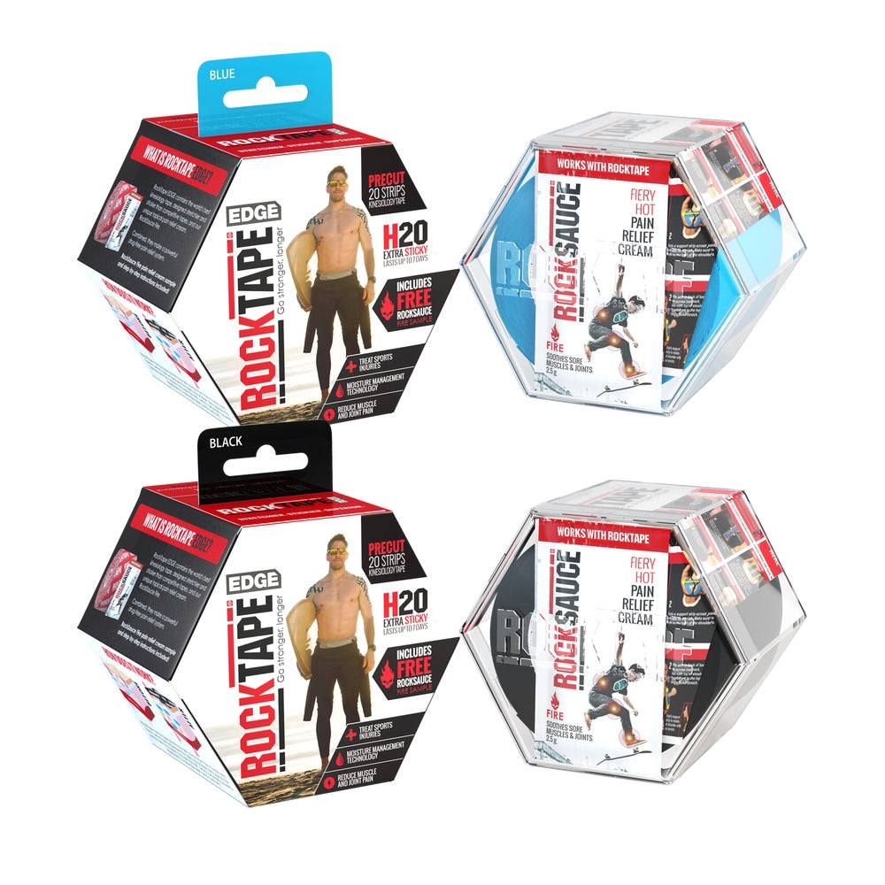 RockTape Edge Precut Rolls Boxes and Cases Configurable