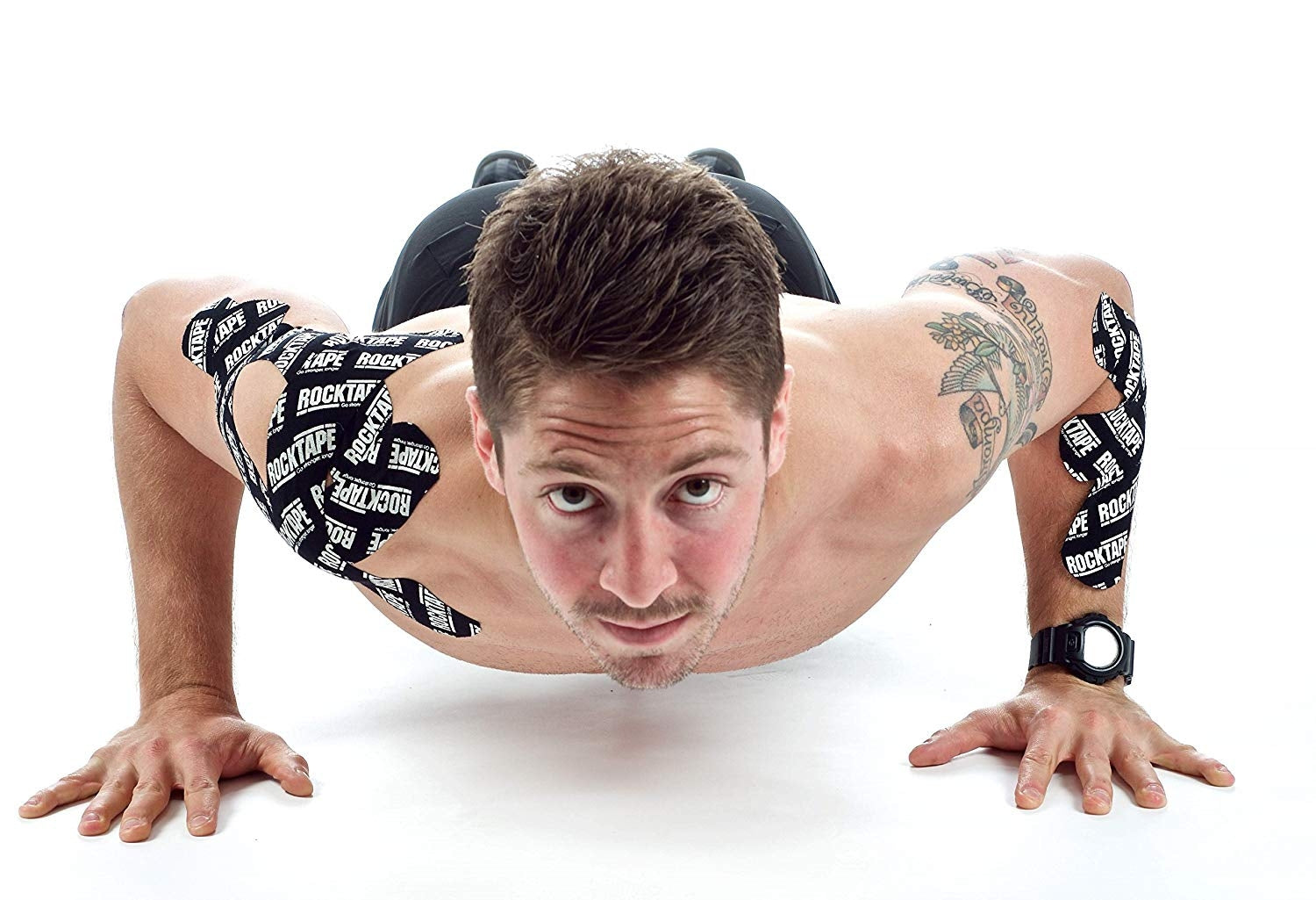 RockTape H2O Precut Applications - Pushup Support