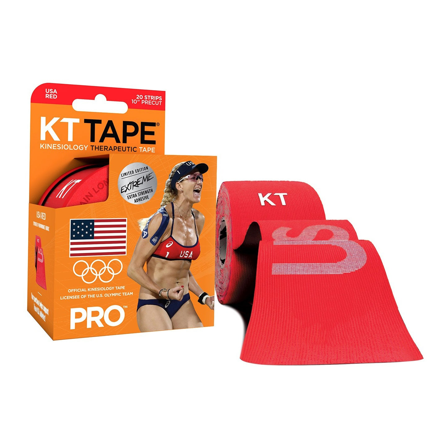 KT Tape Pro Extreme Single Roll - 20 Precut Strips