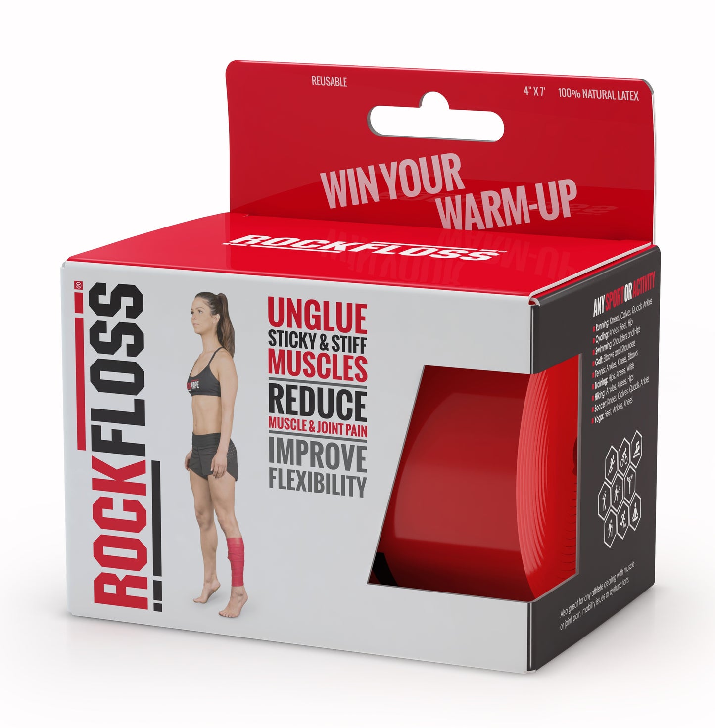 Rocktape RockFloss Mobility Band - Red