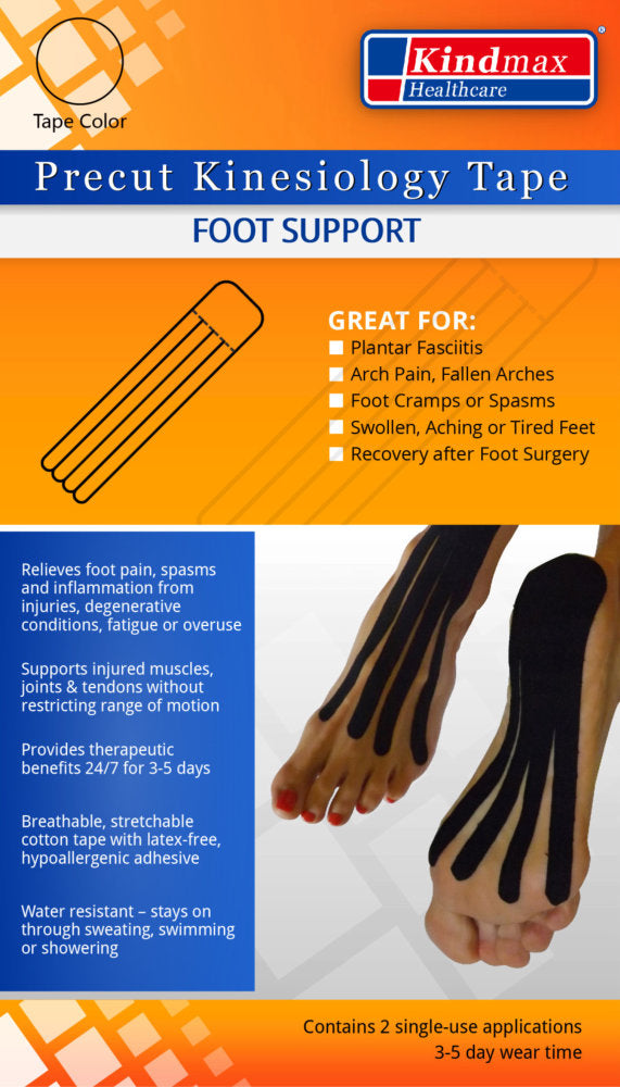 Kindmax Kinesiology Tape Foot Support