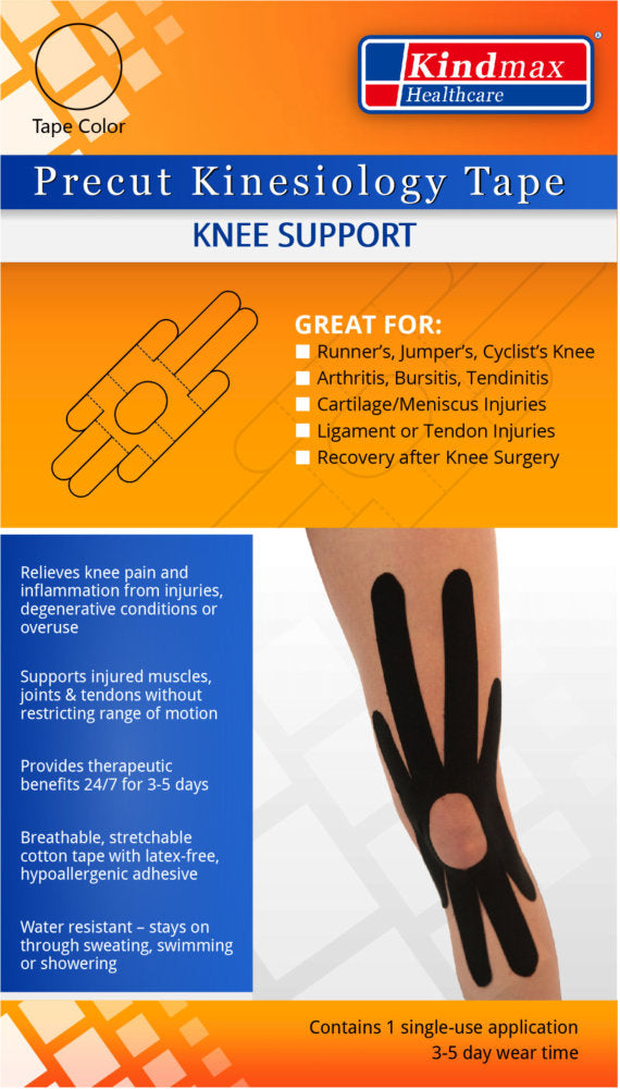 Kindmax Kinesiology Tape Knee Support Package