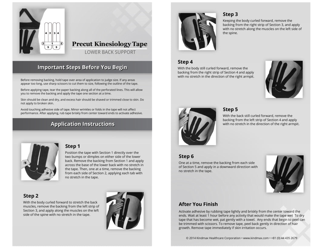 Kindmax Lower Back Support - Package Inside