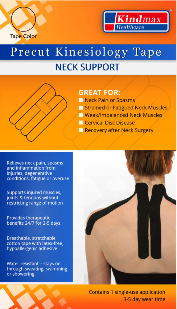 Kindmax Precut Neck Support -Package Front
