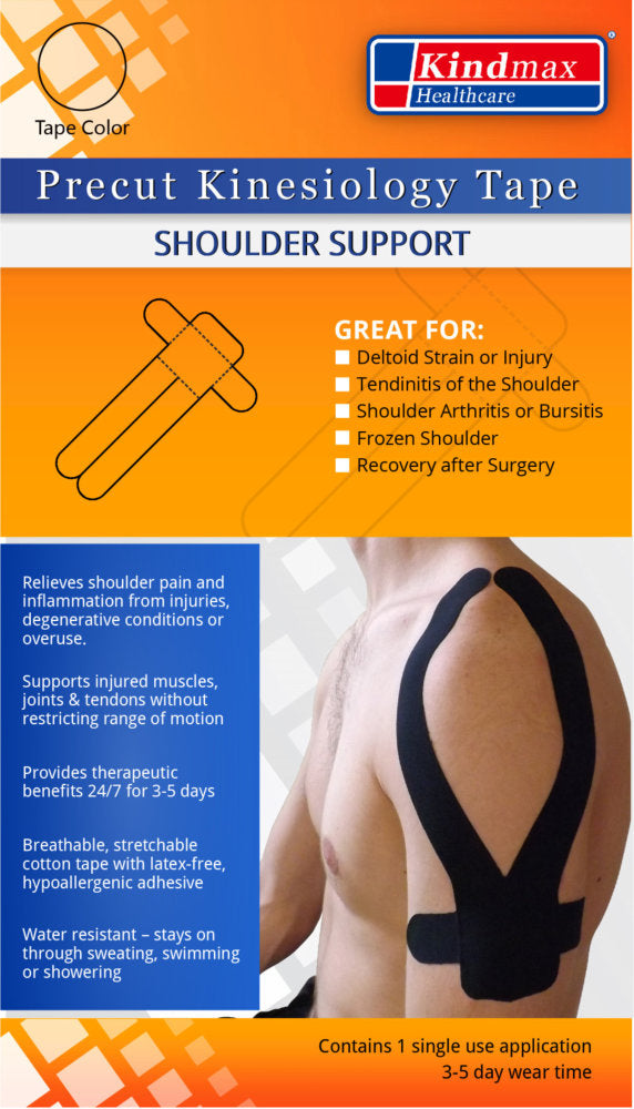 Kindmax Precut Shoulder Tape - Package Front