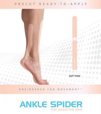 SpiderTech Gentle Precut Ankle Tape