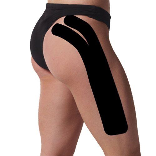 SpiderTech Precut Hip Tape - Black