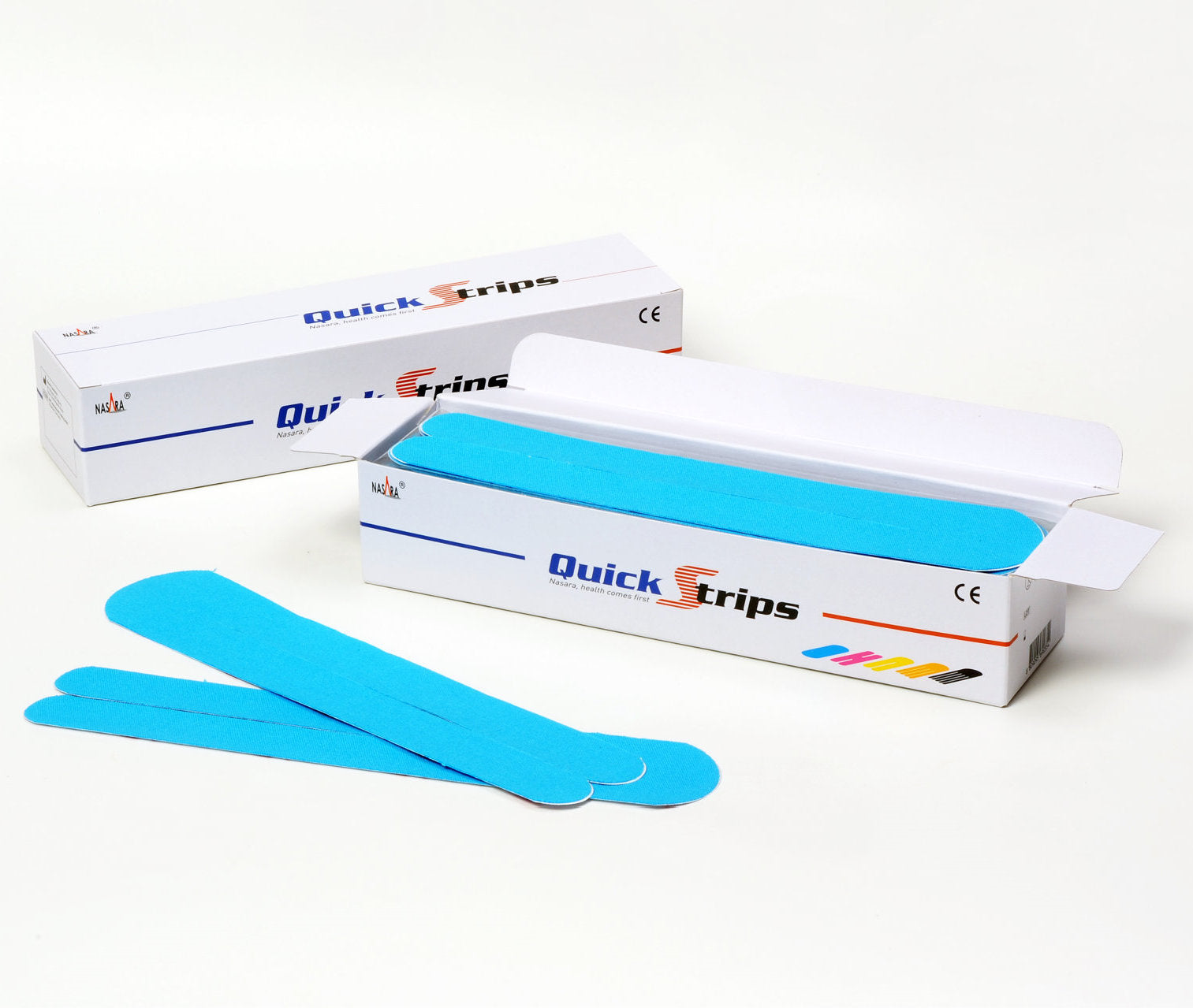 Nasara QuickStrips 8" Precut Y Strips - box of 50 - Blue