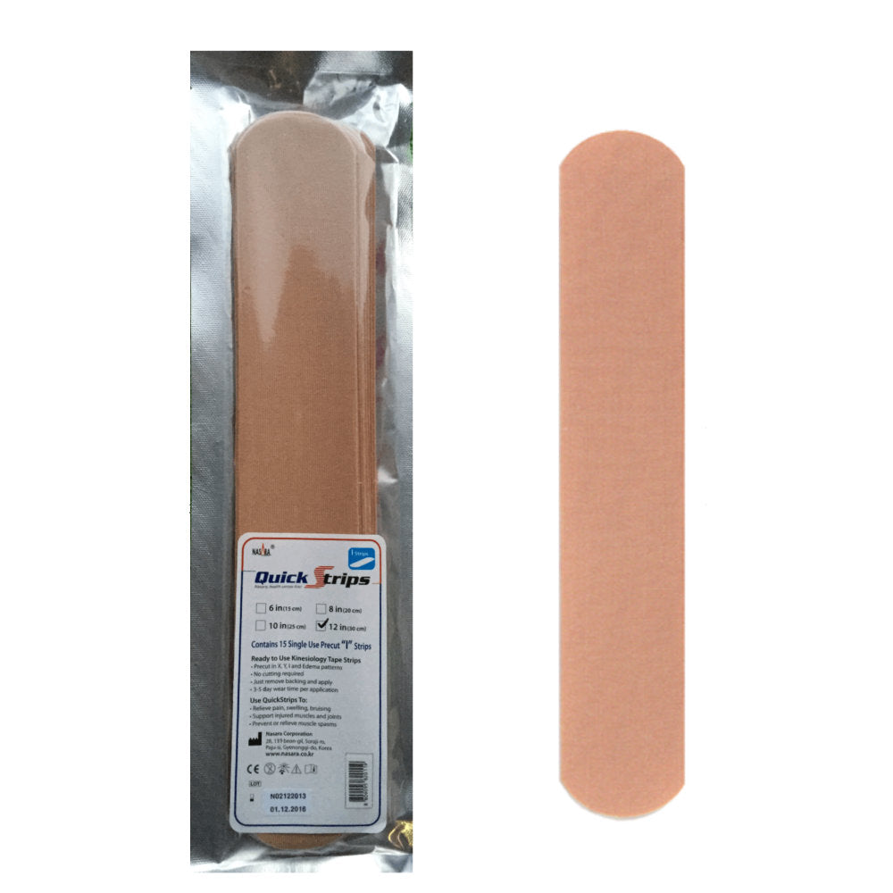 Nasara QuickStrips 12" I Strips - Beige