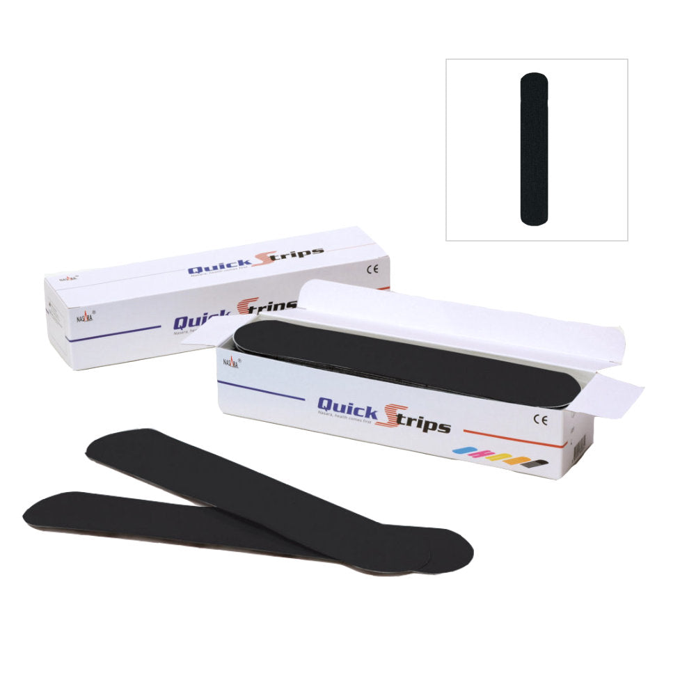 Nasara QuickStrips 12" I Strips - Black
