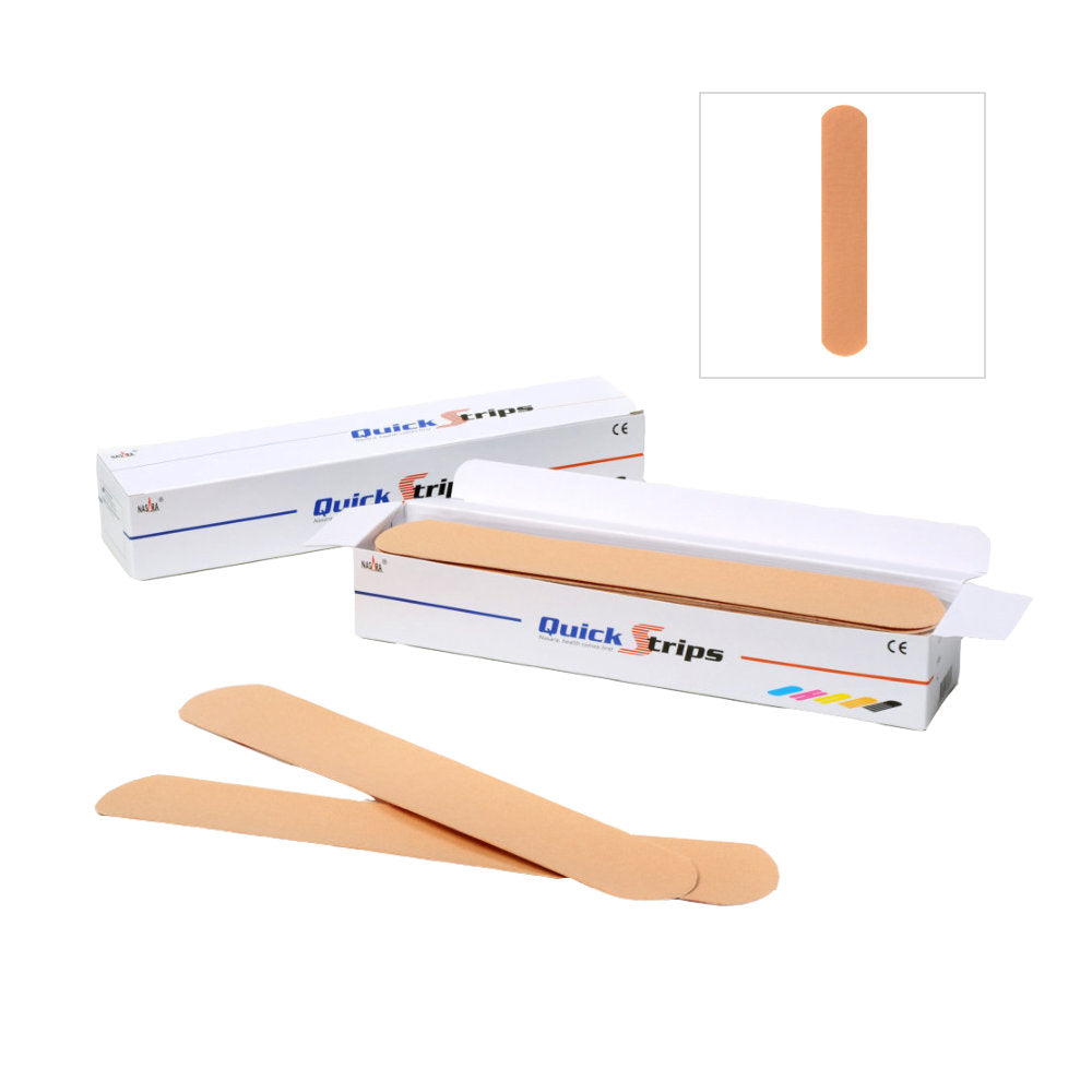 Nasara QuickStrips 12" I Strips - Beige Box of 50