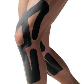SpiderTech Precut Full Knee Tape-Black