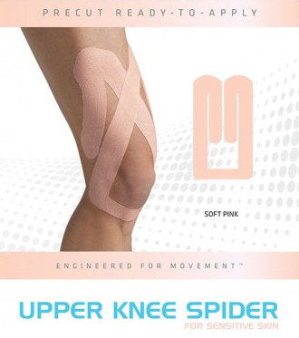 SpiderTech Gentle Precut Upper Knee Tape