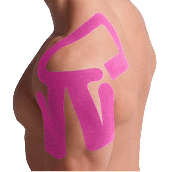 SpiderTech Precut Left Shoulder Tape - Pink