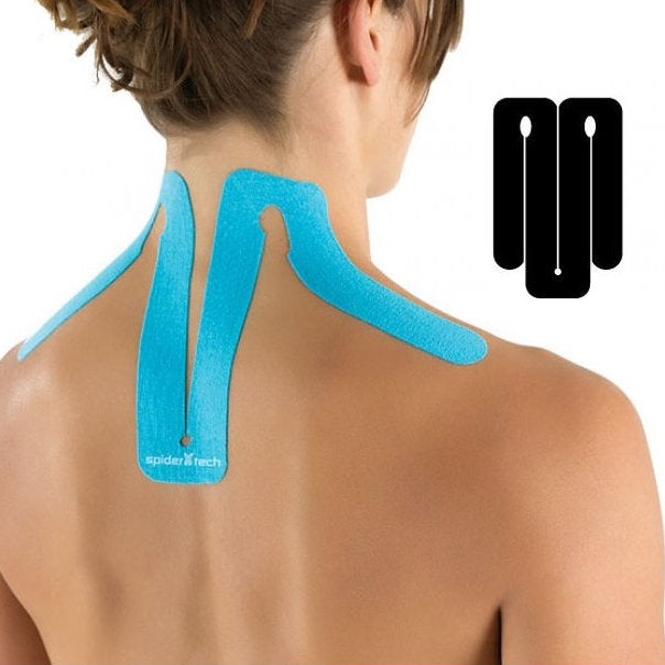 SpiderTech Precut Neck Tape- Black