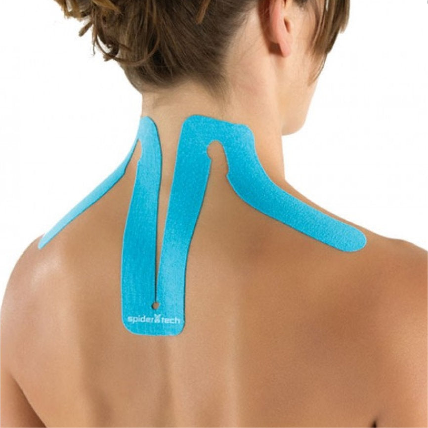 SpiderTech Precut Neck Tape - Blue