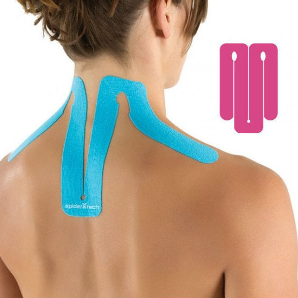 SpiderTech Precut Neck Tape - Pink