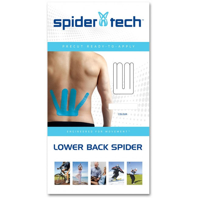 SpiderTech Precut Lower Back Tape Package