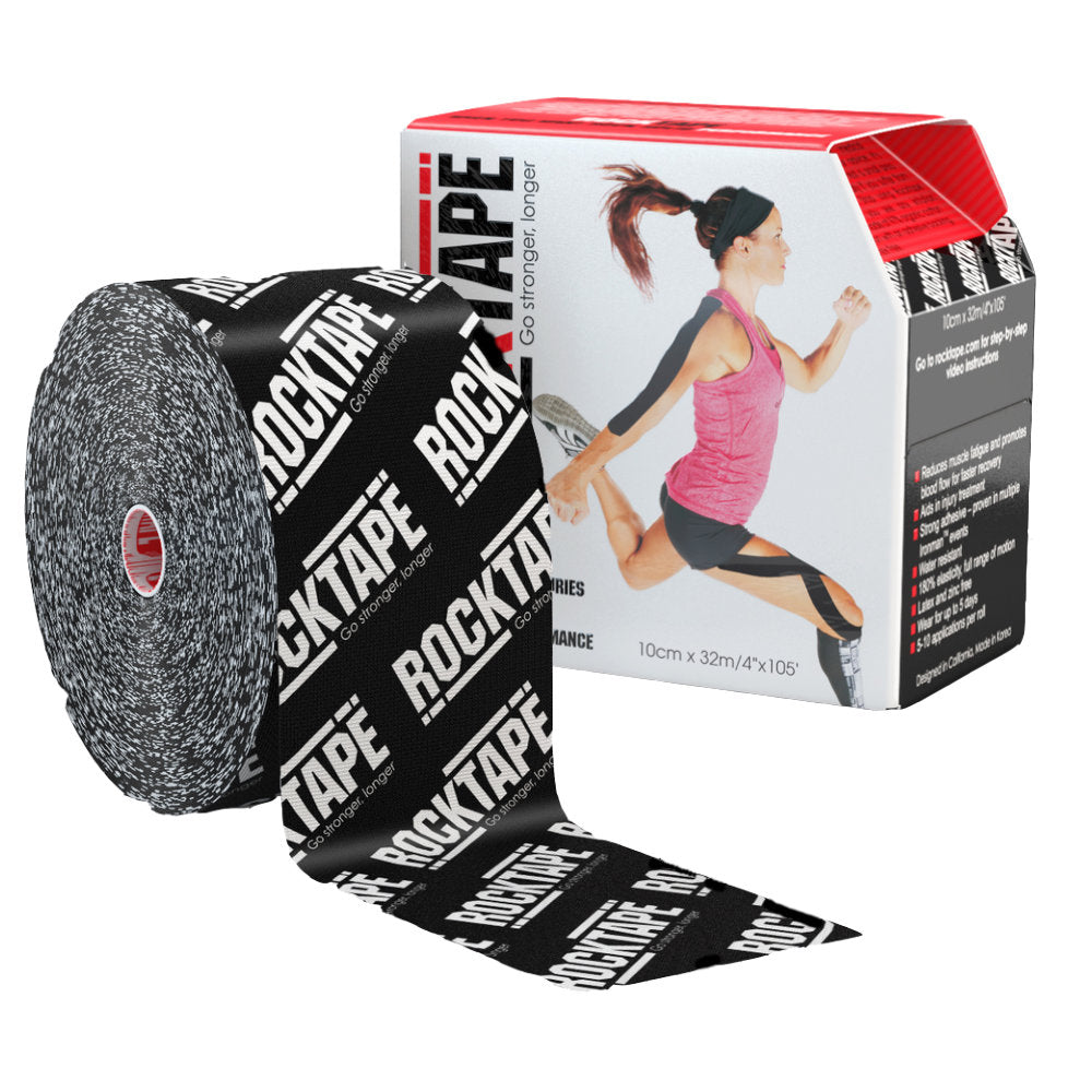 RockTape 4" Big Daddy Kinesiology Tape - Black Logo