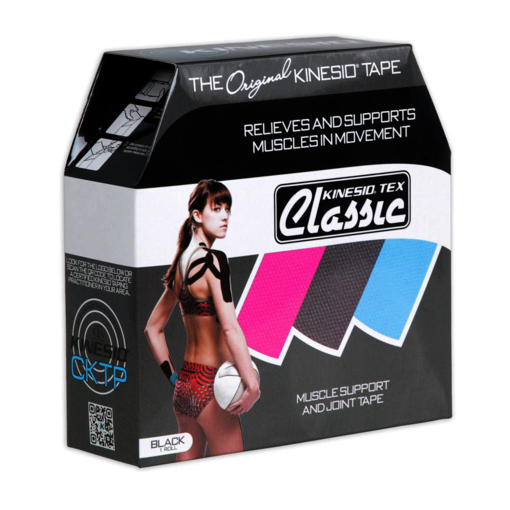 Kinesio Tex Classic Clinical Roll - Black