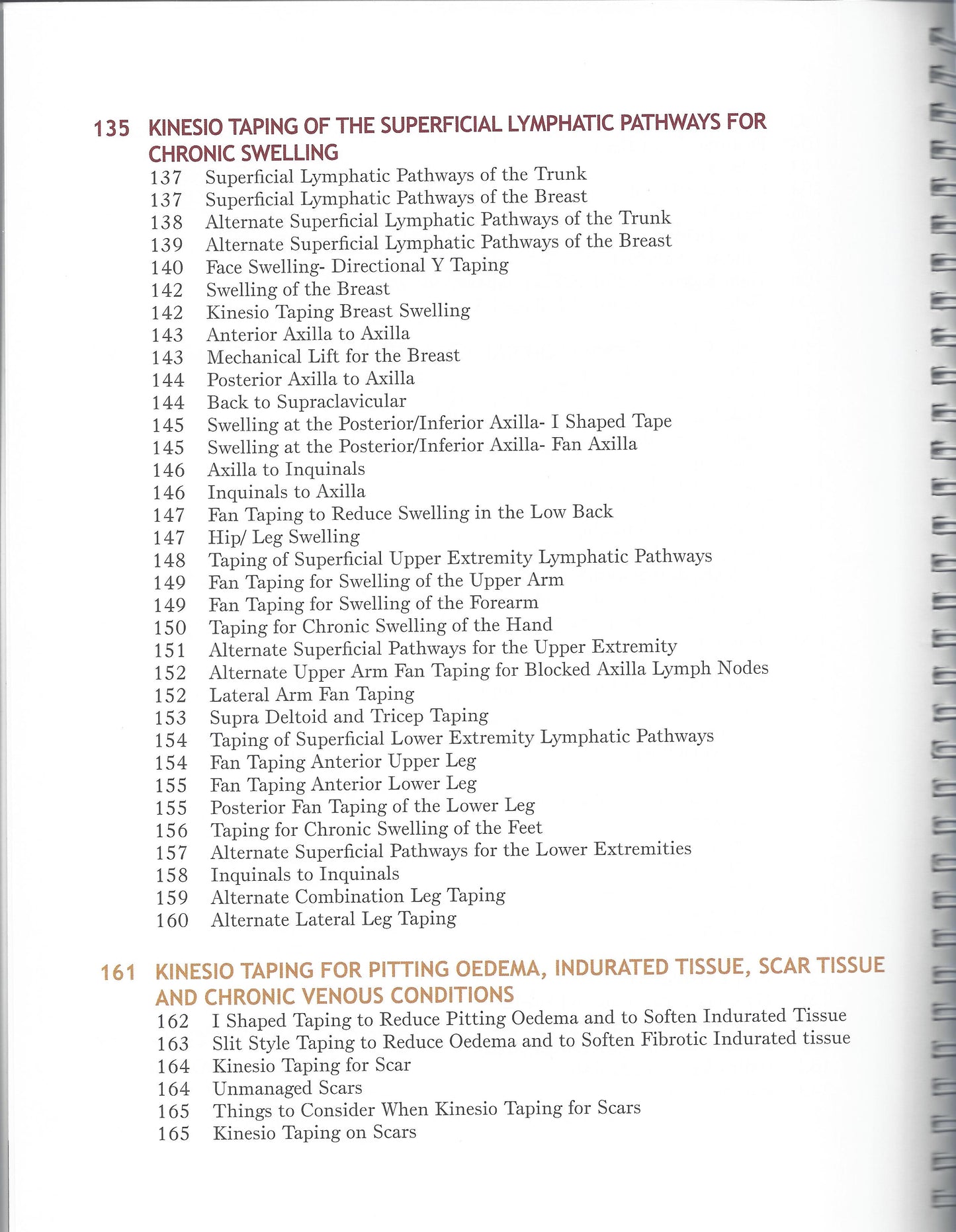 Lymphedema Manual Contents - Pg 3