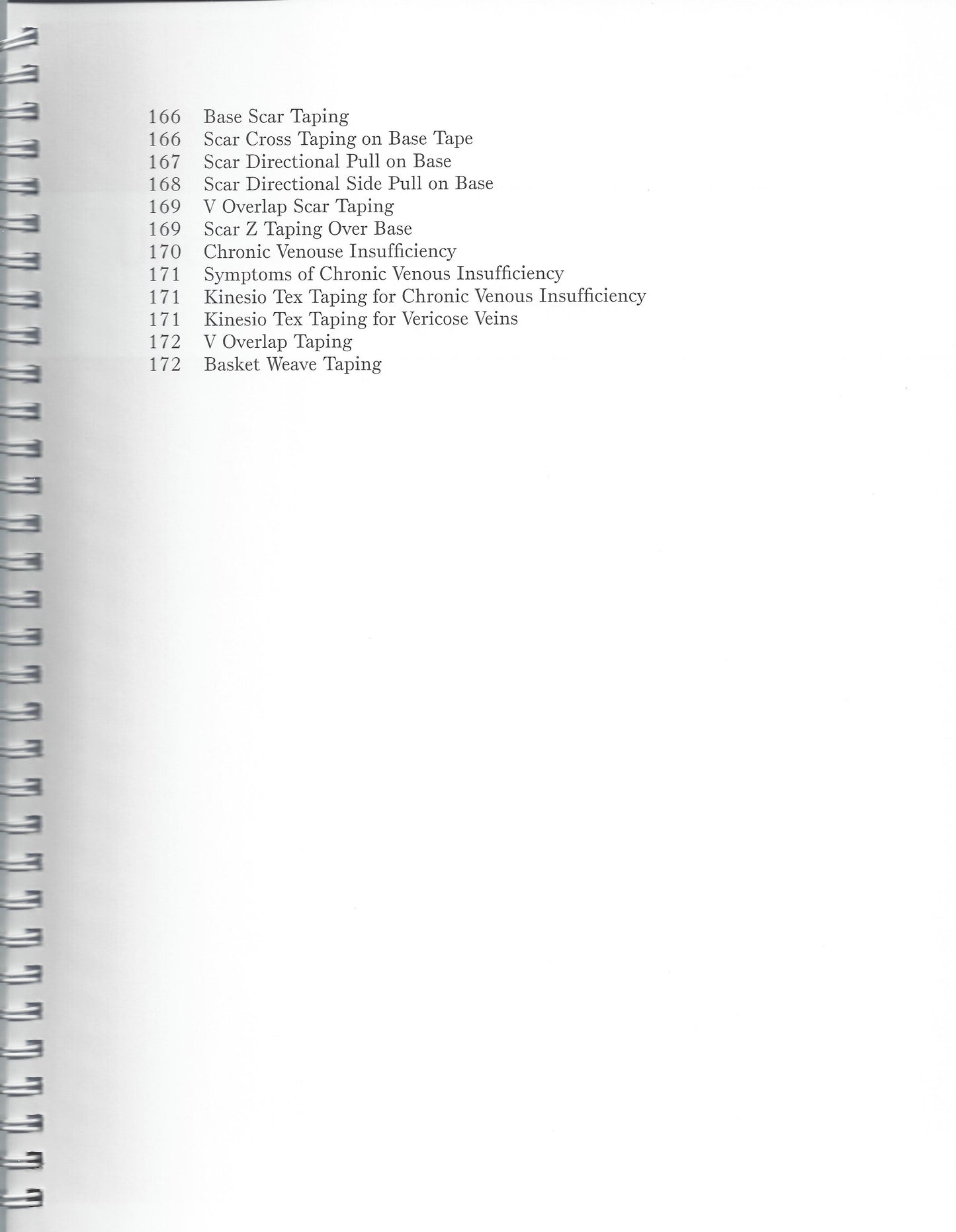 Lymphedema Manual Contents - Pg 3