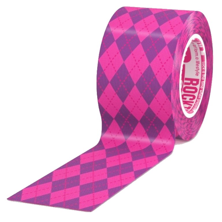 RockTape Pink Argyle Pattern