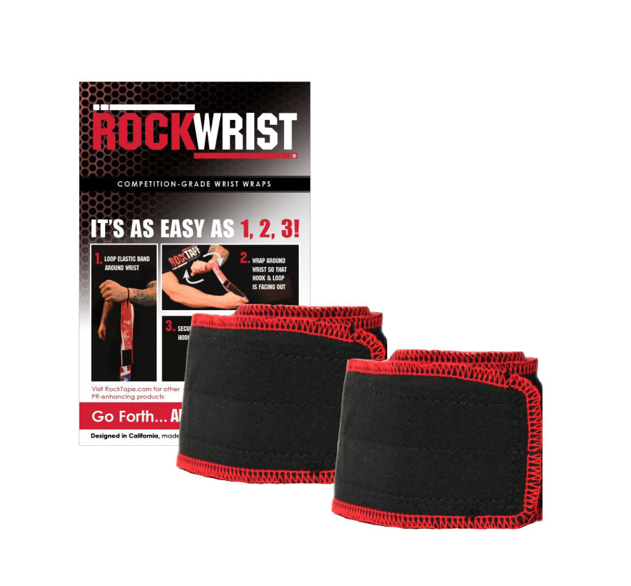 RockWrist Wrist Wraps - Black