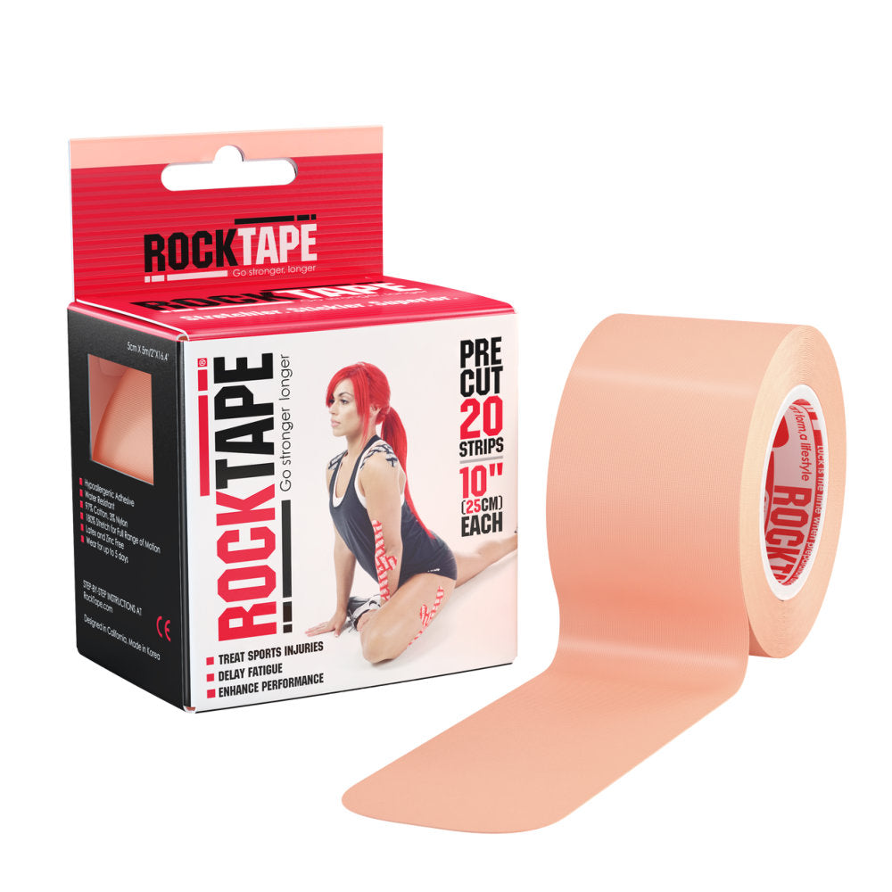 RockTape Precut Strips - Beige
