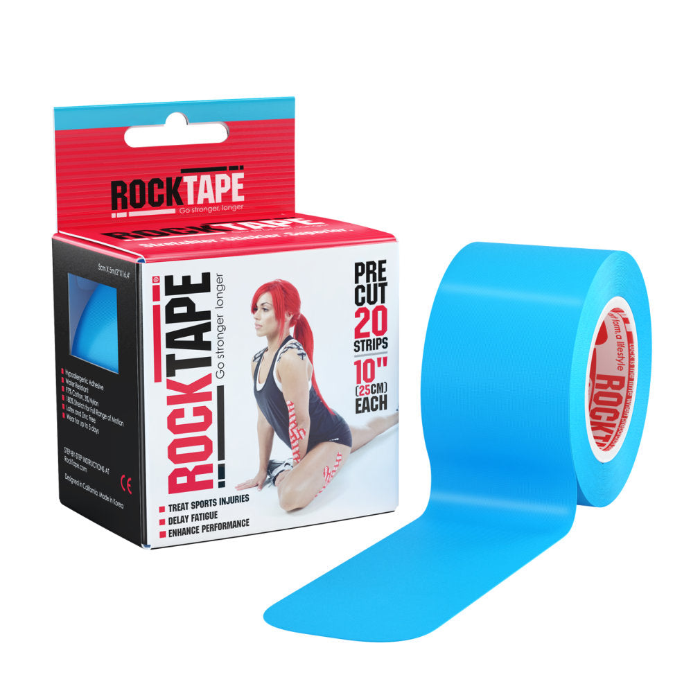 RockTape Precut Strips - Light Blue
