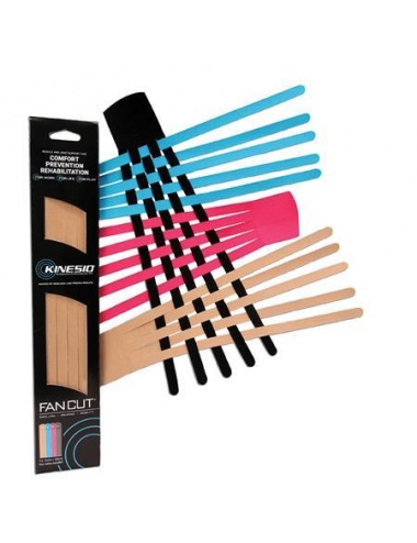 Kinesio Fan Cuts 12 pack assorted colors