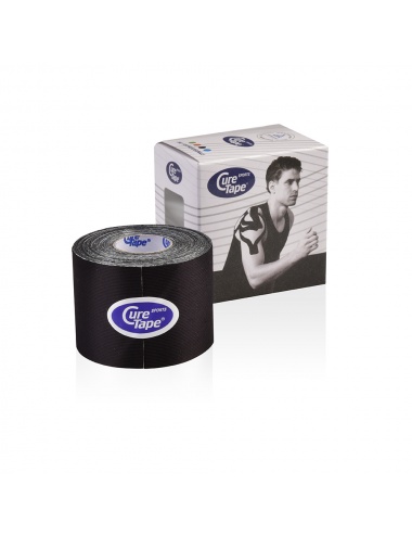 CureTape Sports Single Roll and Box - Black