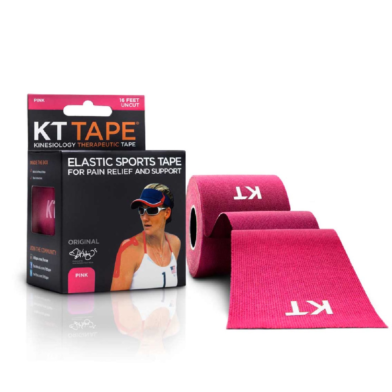 KT Tape Cotton Uncut Roll - Pink