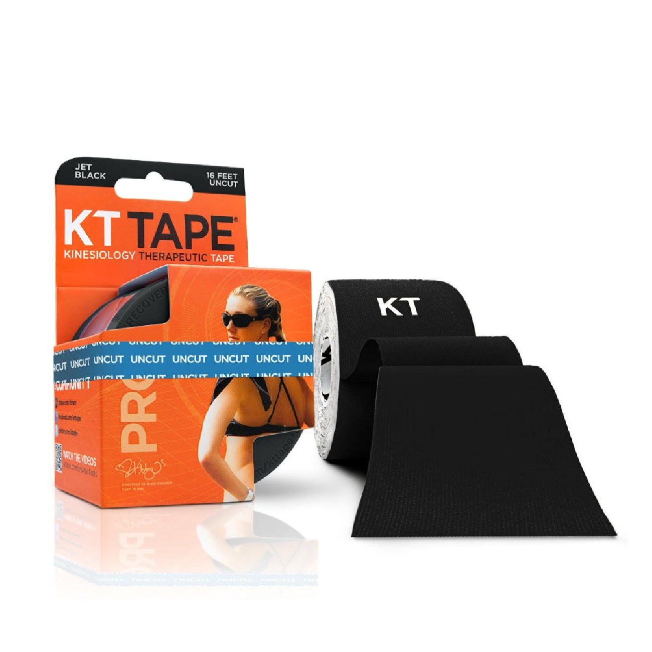 KT Tape Pro Uncut Roll - Black