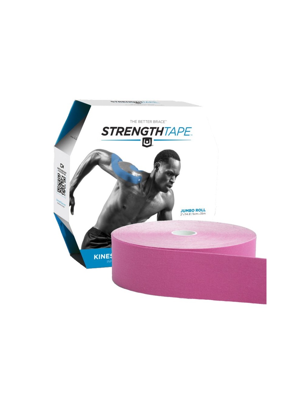 StrengthTape 2" x 115' Bulk Rolls - White StrengthTape 2" x 115' Bulk Rolls - White