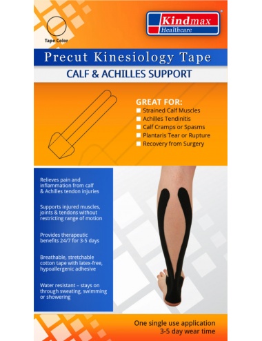 Kindmax Precut Calf & Achilles Support - Package Front 