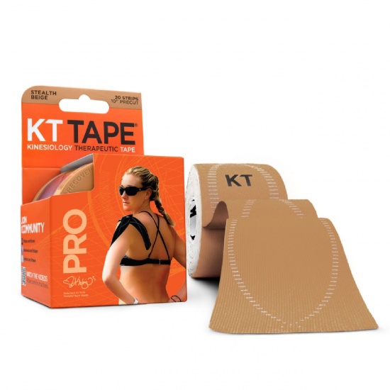 KT Tape PRO Precut Synthetic Kinesiology Tape: Roll of 20 I Strips