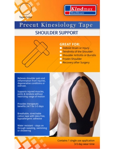 Kindmax Precut Shoulder Tape - Package Front