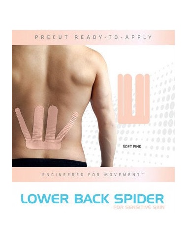 SpiderTech Gentle Precut Lower Back Tape