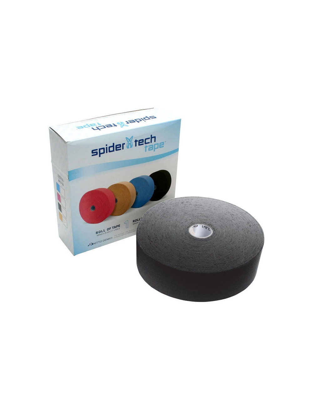 SpiderTech Tape Bulk Rolls - Black