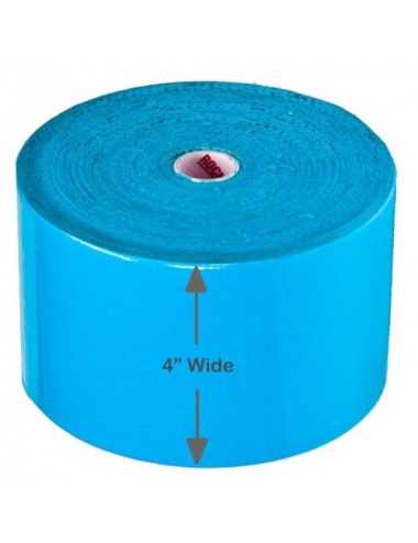 RockTape Kinesiology Tape 4" Bulk Roll - Blue