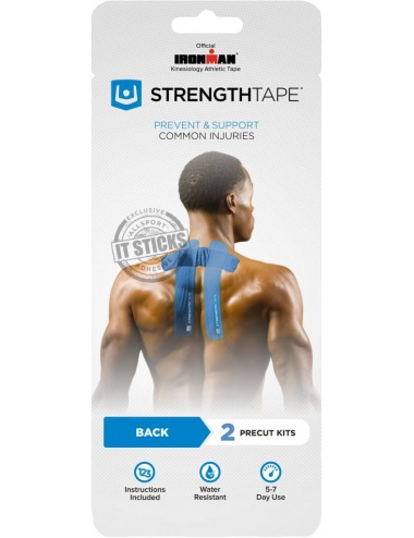 StrengthTape Precut Taping Kit for Back and Neck