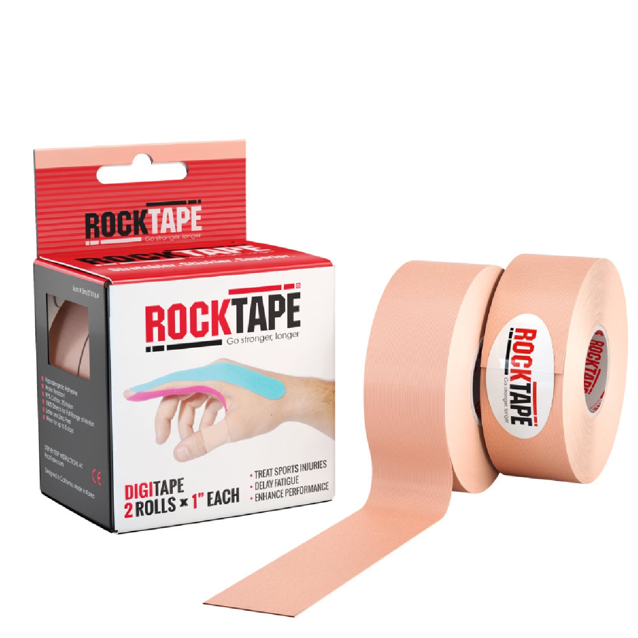 RockTape 1" Width Kinesiology Tape - Beige